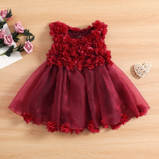 Dress with Flower Petals