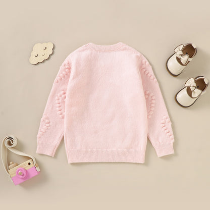 Children's sweater with heart