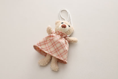 Children's dress with vest and bear bag