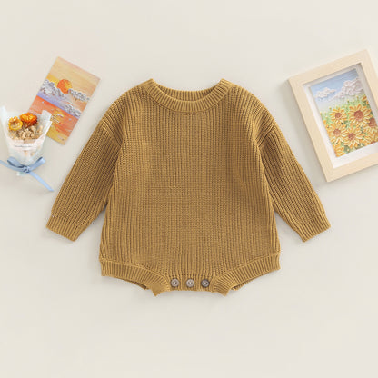 Baby basic overalls sweater