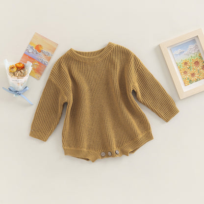 Baby basic overalls sweater