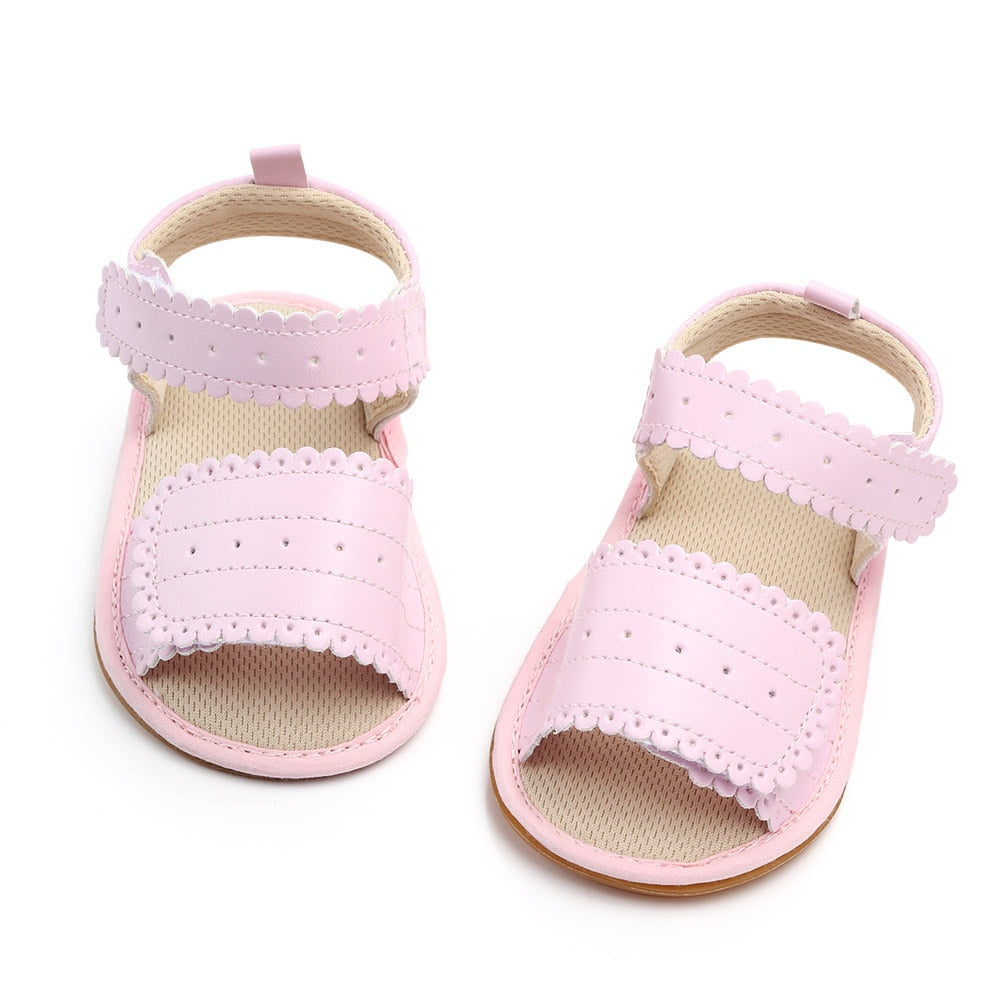 Delicate vintage baby sandal