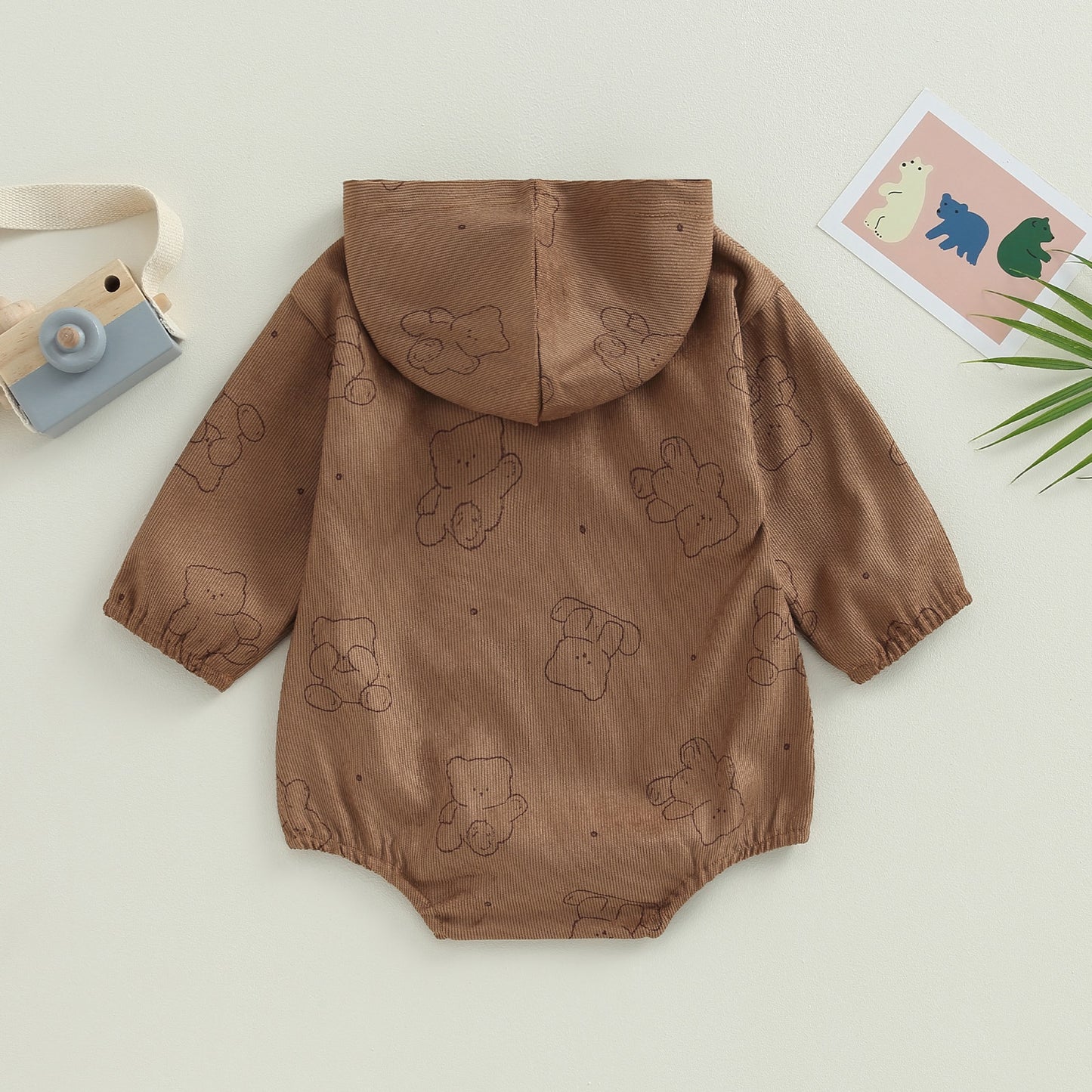 Baby Bodysuit with Little Bears