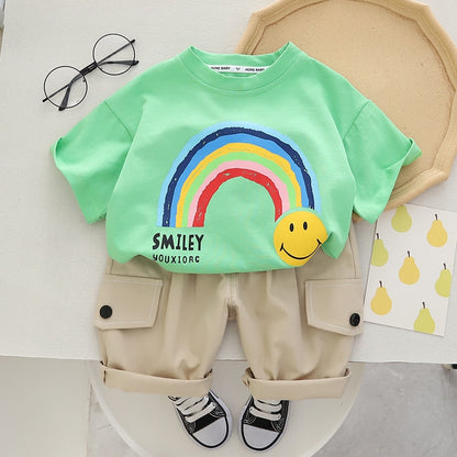 Children's rainbow summer set