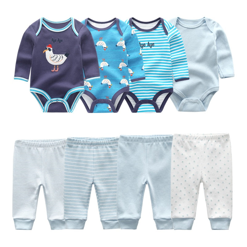 Kit 8 Pieces baby boy prints