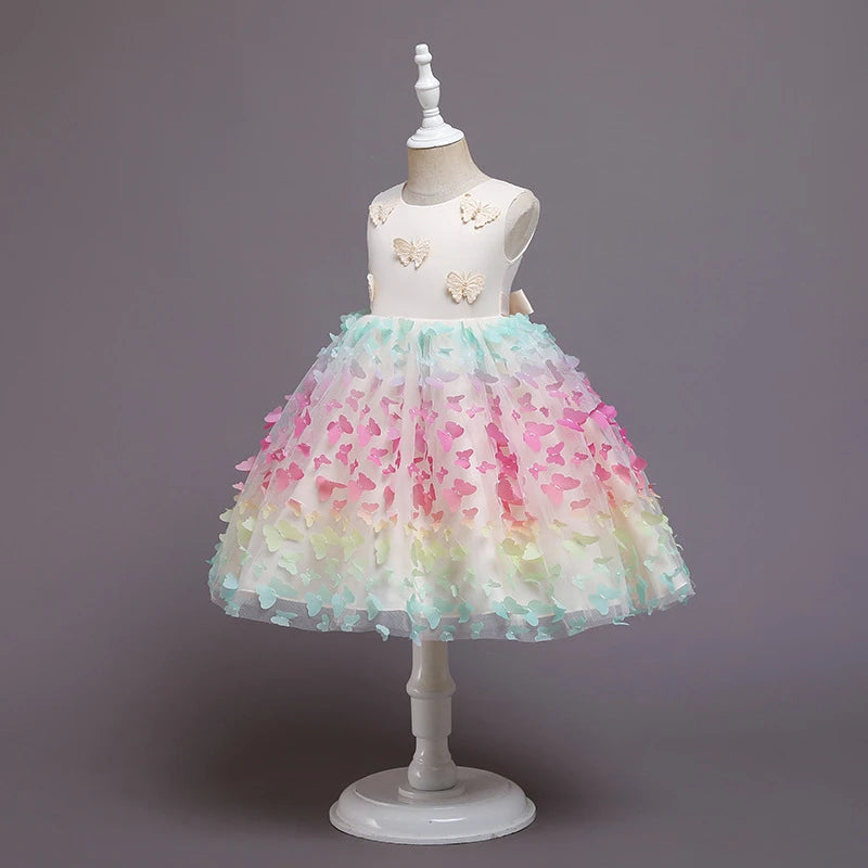 Butterfly Children's Party Dress