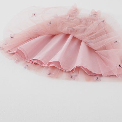 Children's tulle dress with little butterflies