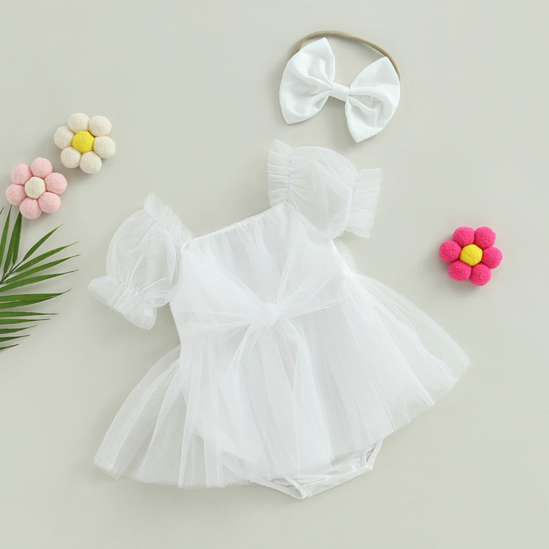 Tulle children's body dress + headband