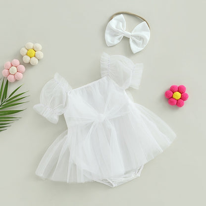 Tulle children's body dress + headband