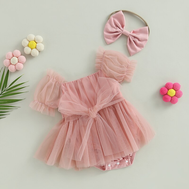 Tulle children's body dress + headband