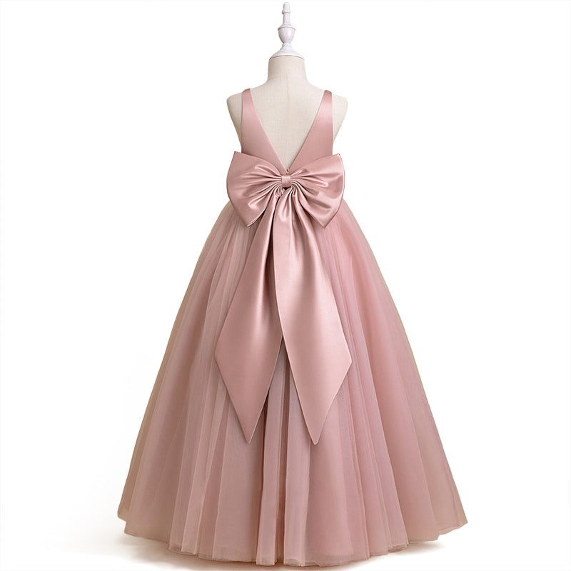 Classic Children's Dress with Bow