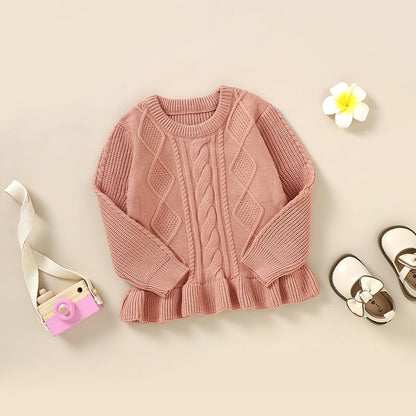 Pink baby sweater