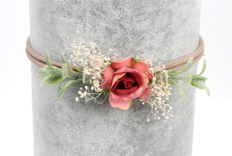 Headband with Rose