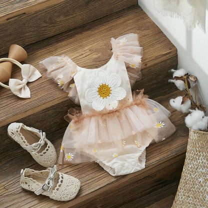 Infant Girl Bodysuit Florzinha + Bow