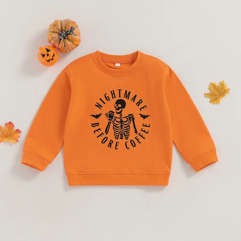 Sweatshirt Halloween Clothes Skull