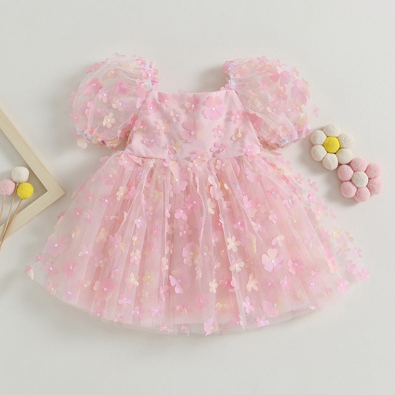 Delicate Dress for children with flowers