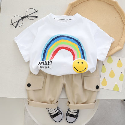 Children's rainbow summer set