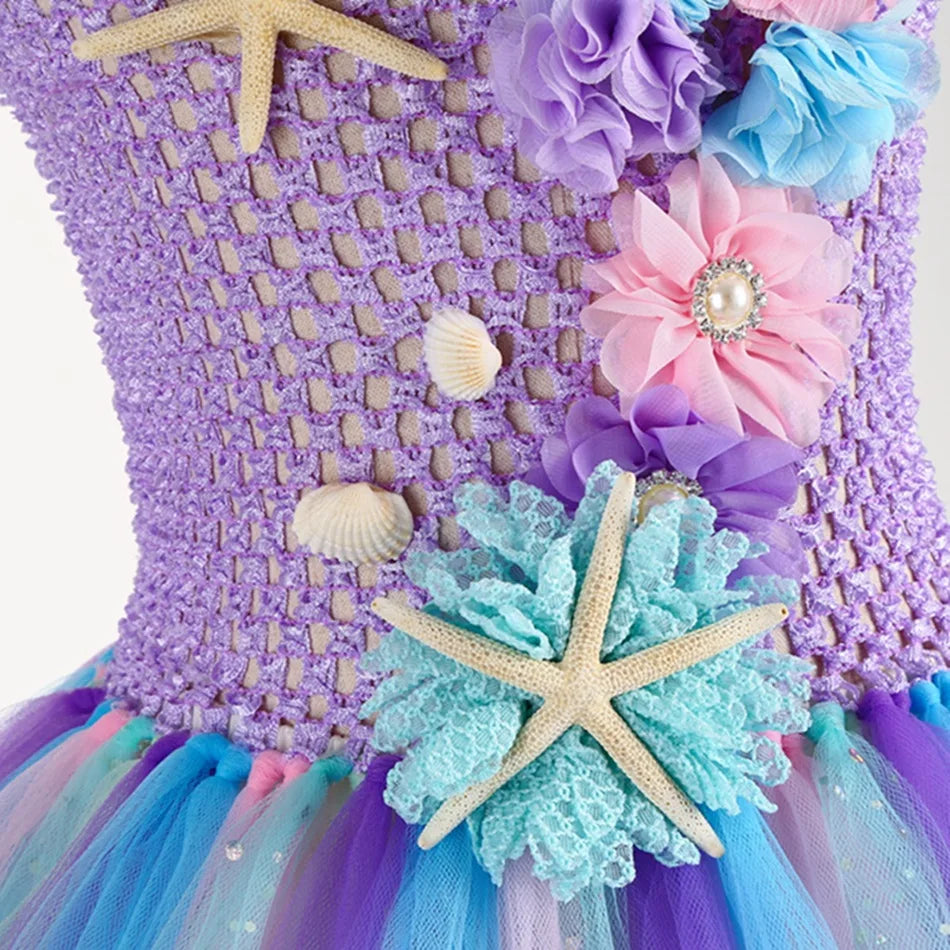 Children's Party Dress Sea Bottom