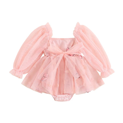 Infant Female Bodysuit Tulle Butterflies