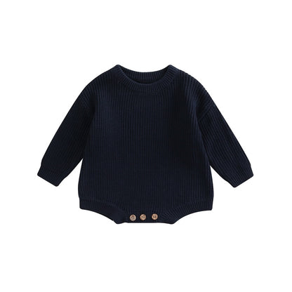 Baby basic overalls sweater