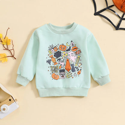 Halloween Sweatshirts  Print Pullover Toddler