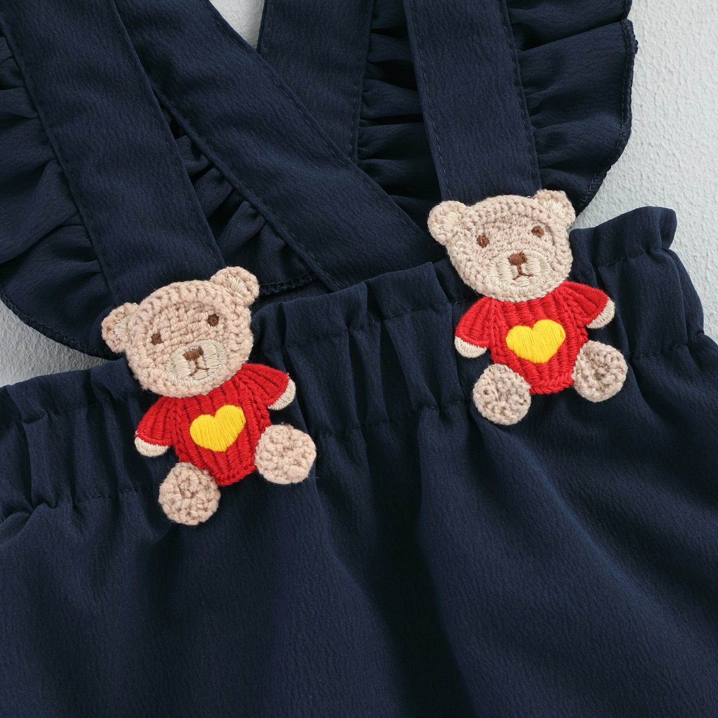 Children's Blue Dress with Bears