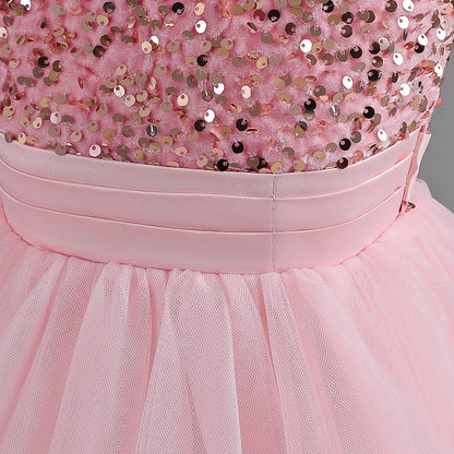 Glitter party dress for kids