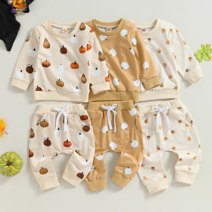 Set Pumpkin Halloween Clothes