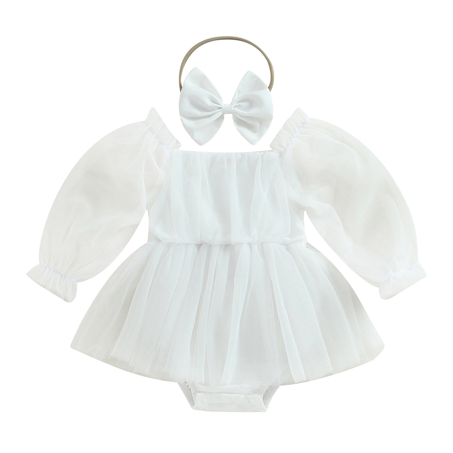 Body Baby dress in tulle + headband