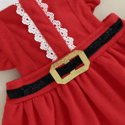 Mama Claus children's dress + headband