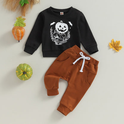 Halloween Set Long Sleeve Pumpkin