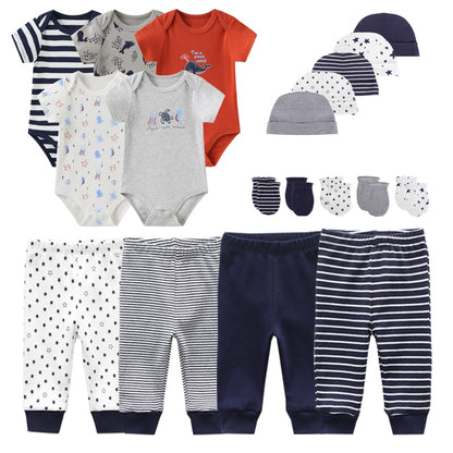 Kit 19 pieces prints for baby boy