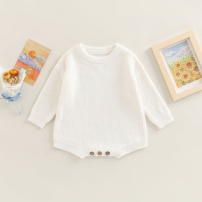 Baby basic overalls sweater