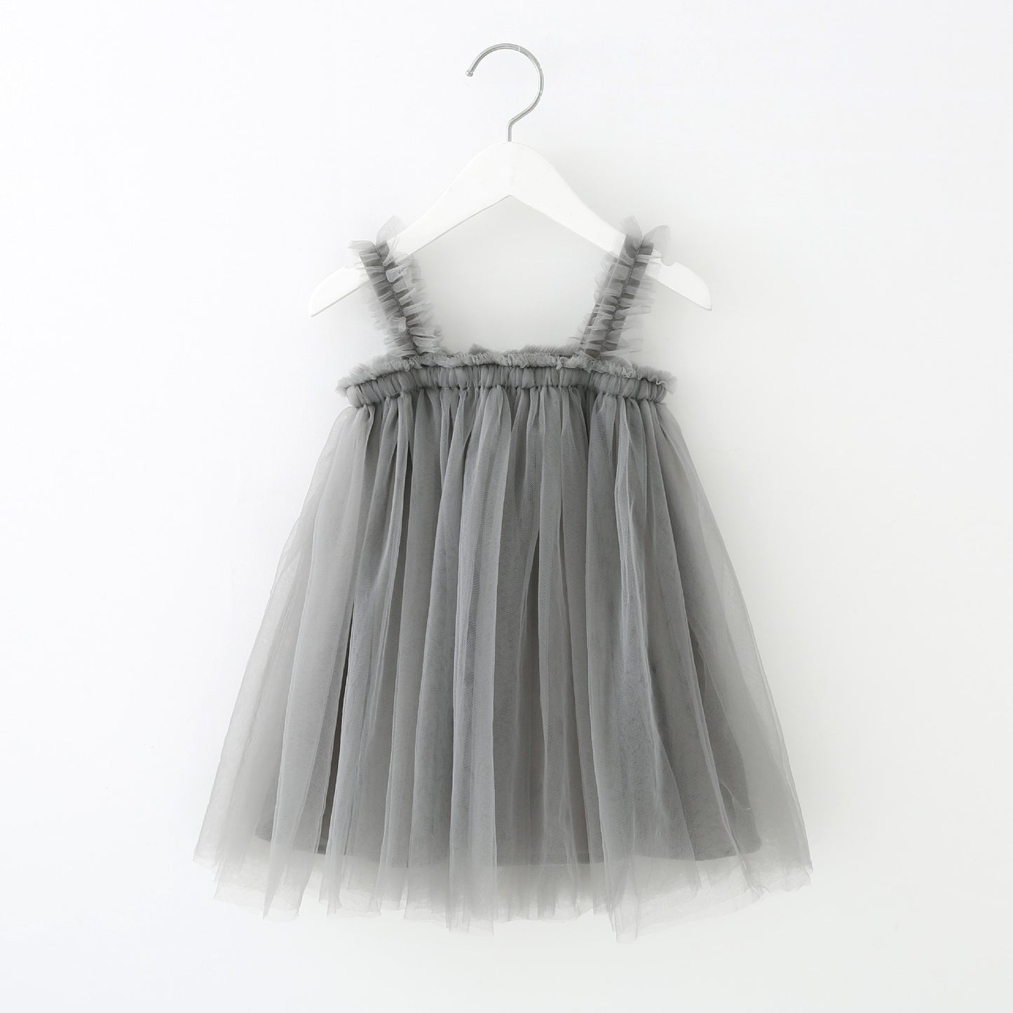 Delicate children's dress with tulle and little stars