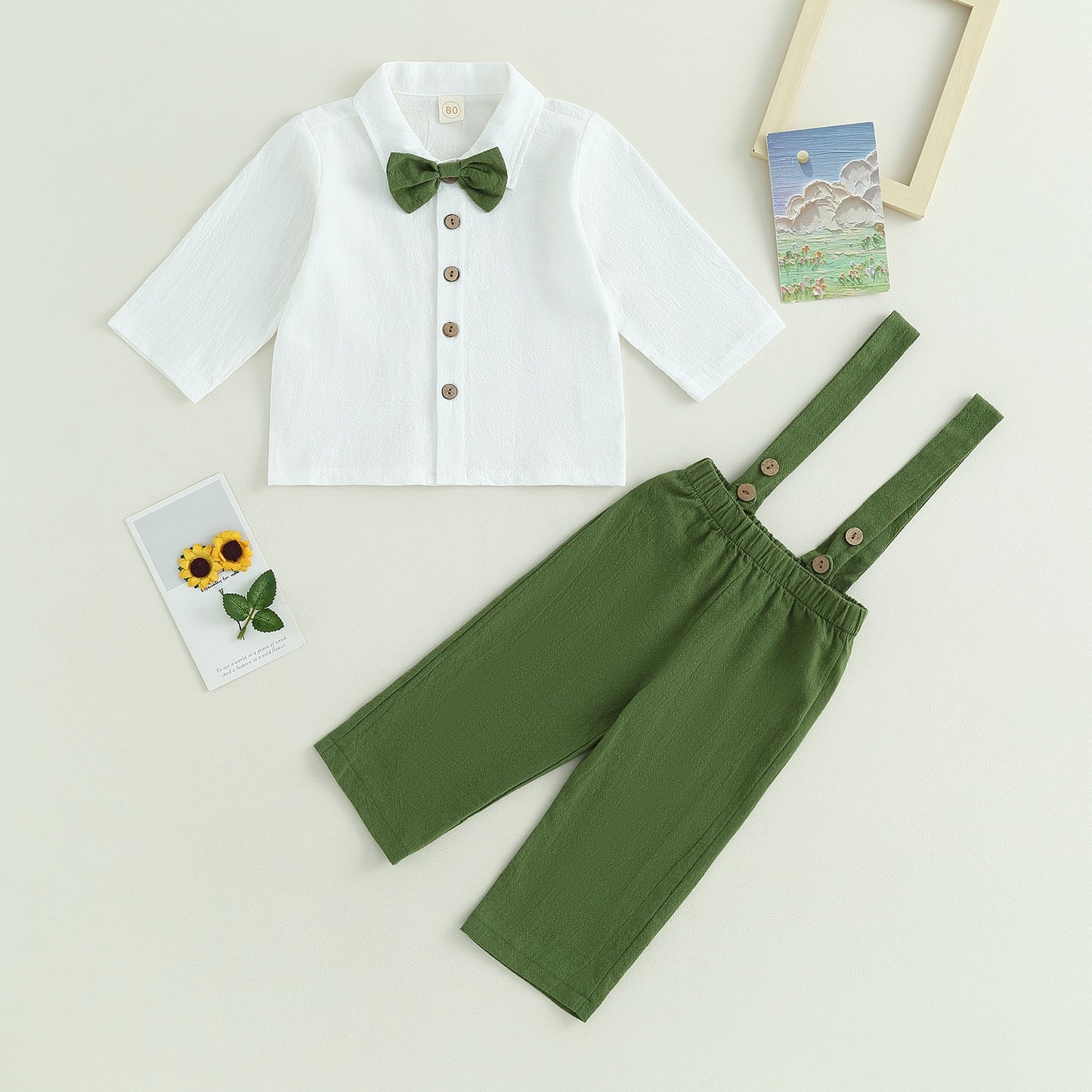 Children's set with bow tie