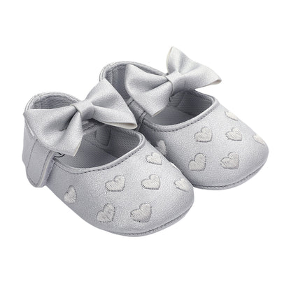 Kids Shoe with bow and heart