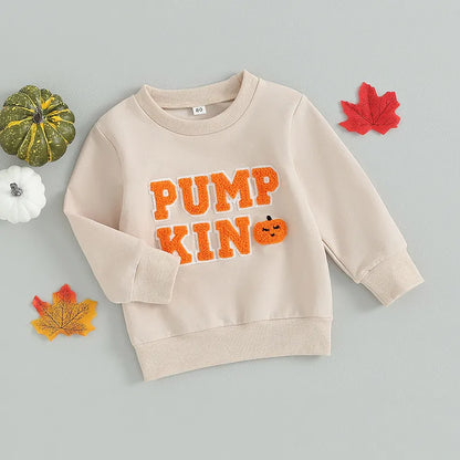 Sweatshirts Halloween Letter Embroidery