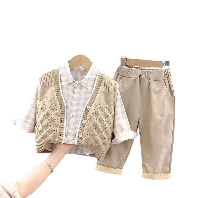 Children's 3-piece set with vest