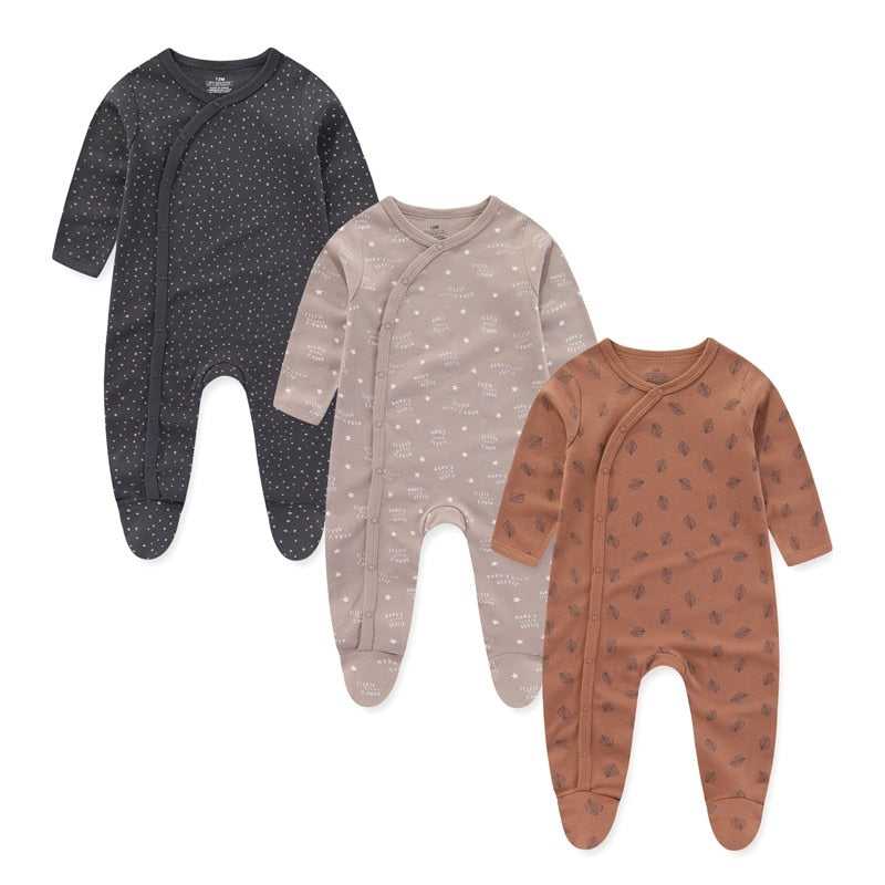 Kit 3 Printed Baby Boy Jumpsuit