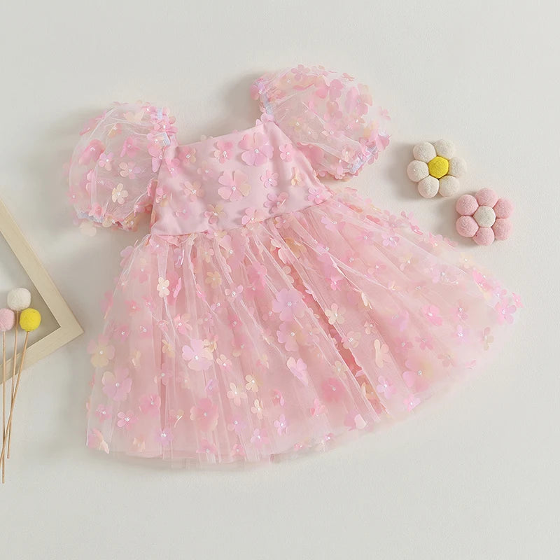 Children's Tulle Dress Florets