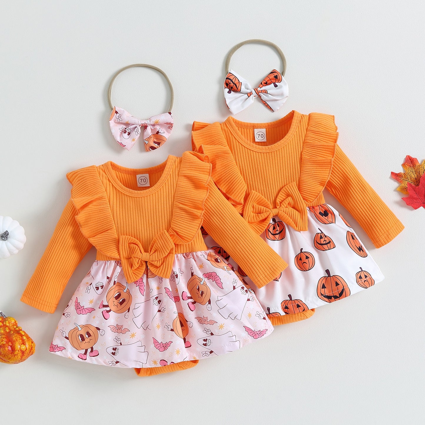 Bodysuit Children's pumpkin dress