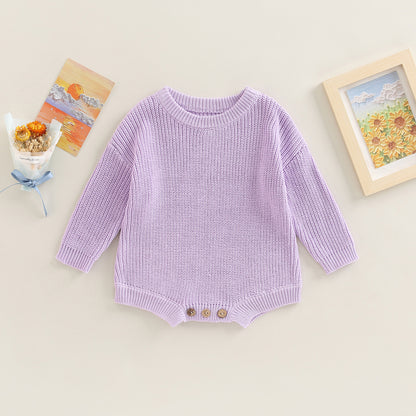 Baby basic overalls sweater