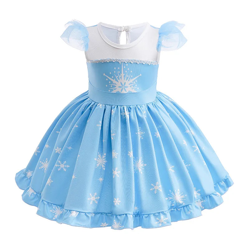 Vestido De Festa Infantil Frozen