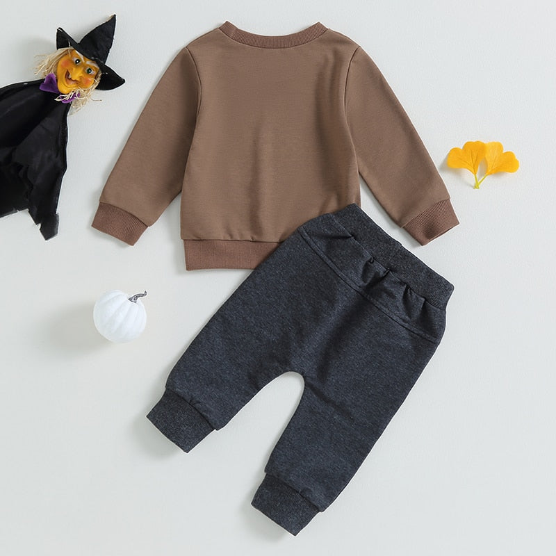 Sweatshirts Long Pants 2Pcs Halloween