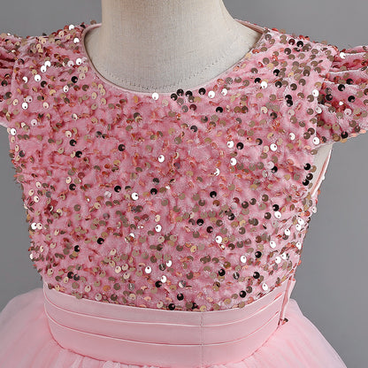 Glitter party dress for kids