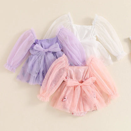 Infant Female Bodysuit Tulle Butterflies