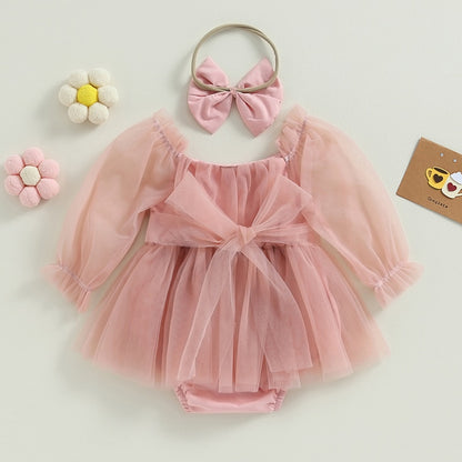 Body Baby dress in tulle + headband