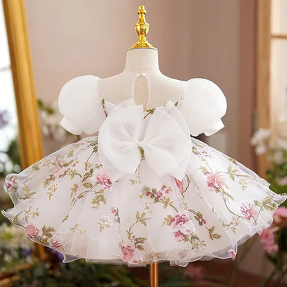 Lace Floral Children's Party Dress