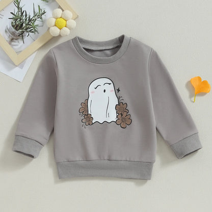 Sweatshirts Halloween Clothes Ghost Print