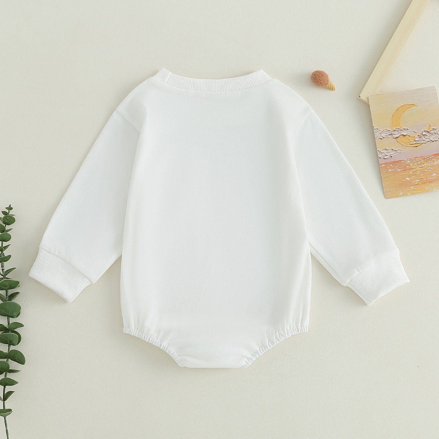 Basic kids bodysuit with pocket